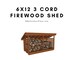 6x12 3 Cord Firewood Shed Plans 