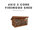 6x12 3 Cord Firewood Shed Plans