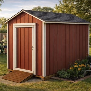 8x10 Garden Shed Plans – DIY Storage Shed, Easy Build (PDF Download)