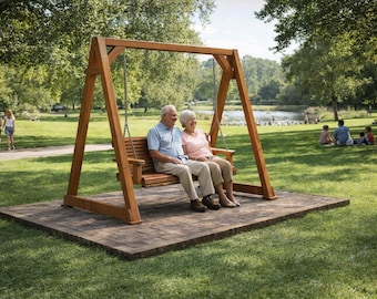 A-frame Porch Swing Stand Plans - PDF Download