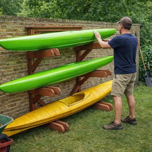 Kayak Storage Rack Plans - PDF Download