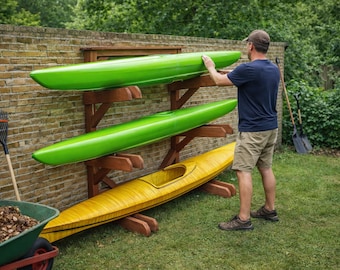 Kayak Storage Rack Plans - PDF Download