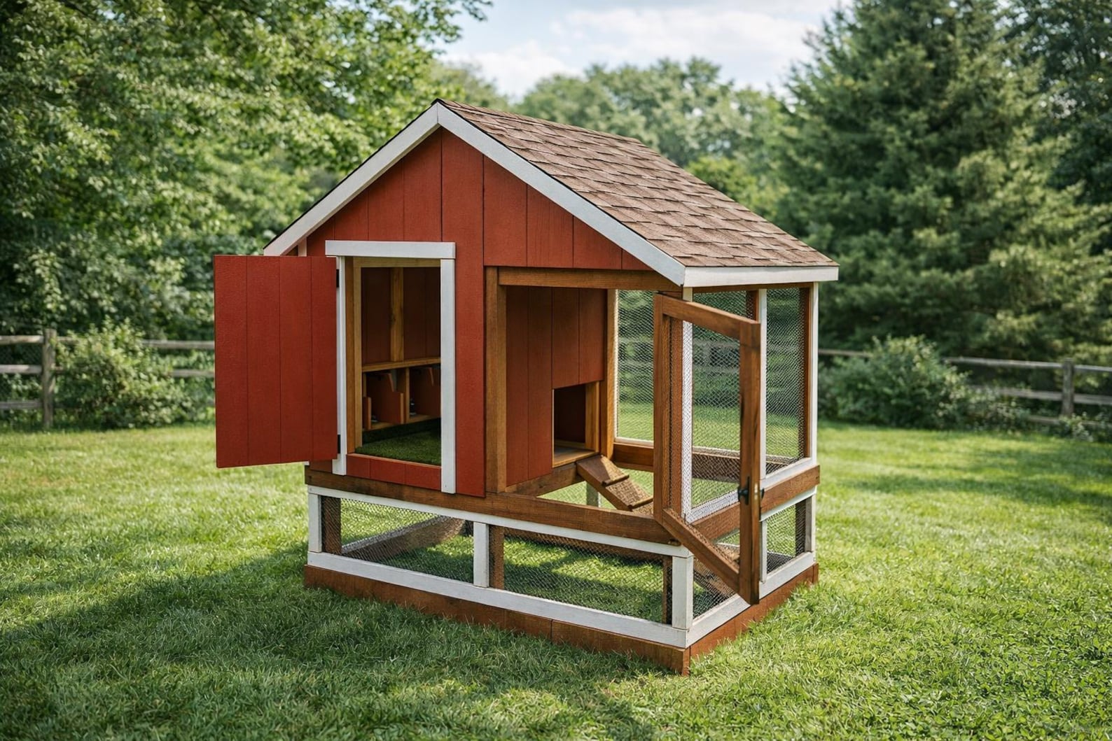 4x8 Chicken Coop Plans With Run: DIY Woodworking (digital Download) - Etsy
