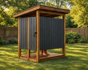 DIY Outdoor Shower Plans - PDF Download