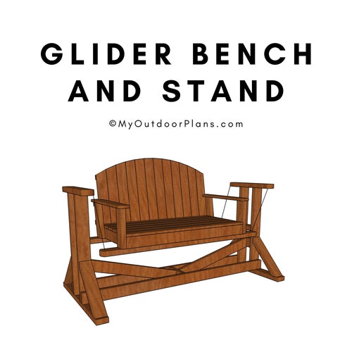 Glider Bench With Stand Plans Etsy