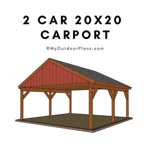 2 Car Carport Plans