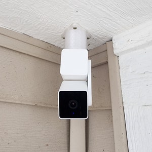 3D Printed Upside Down Mount for WYZE Cam Pan V3 Multiple Angles.  Can be used outdoors.  WYZE Cam Pan V3 and accessories not included.