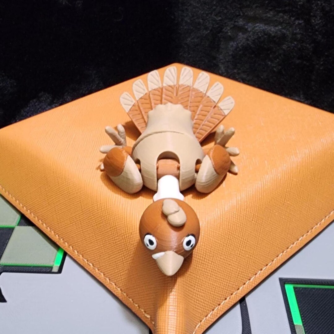 3D Printed Flexi Thanksgiving Turkey. Designed by Fillifuu. Great Gift ...