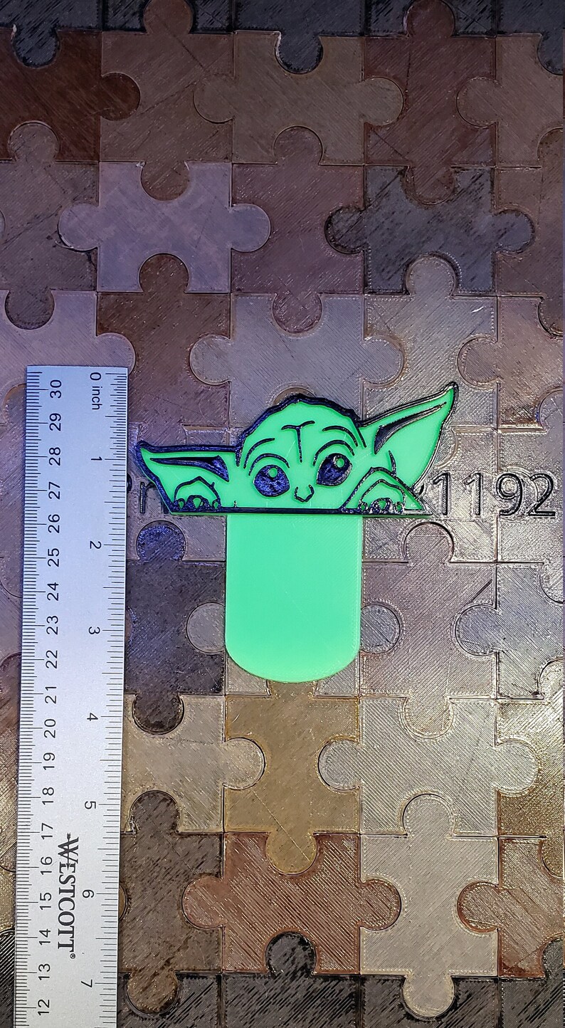 Baby Yoda Bookmark Etsy