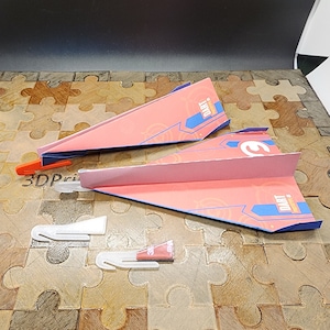 Replacement Launcher Tips for Crunch Labs Air Plane Launcher Set of 10. 3D Printed.  Air Plane Launcher not included.