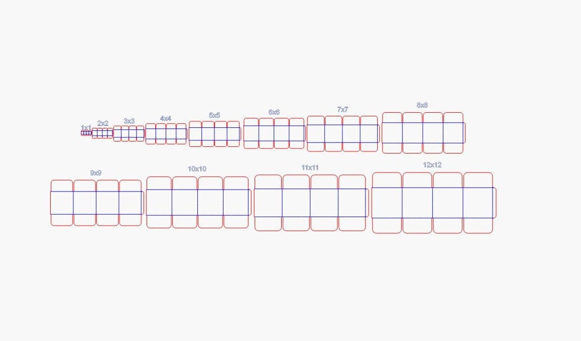 SVG Box Layouts for Laser Cutting Cardboard Boxes Out of Spare ...