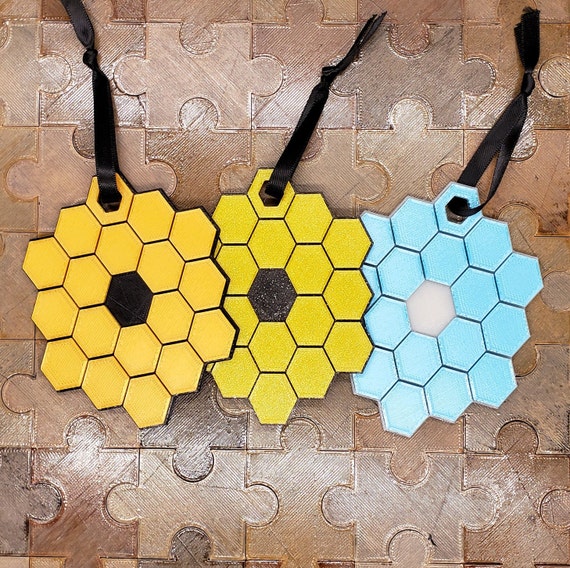 James b Space Telescope 3D Printed Ornament Etsy