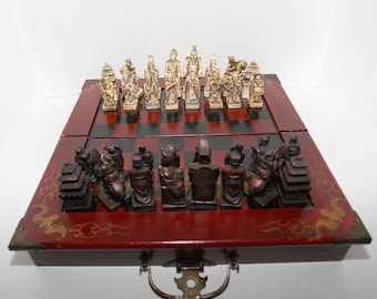 Mandarin chinese immortal chess set