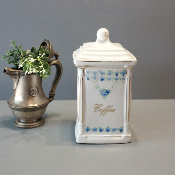 Glass Coffee Container/vintage 1800's /german Coffee Etsy