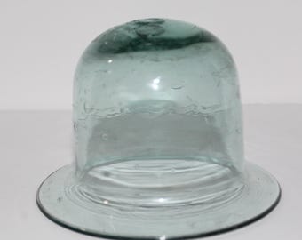Glass Dome, Garden, cloche, hand-blown, French, bell jar, miniature greenhouse,