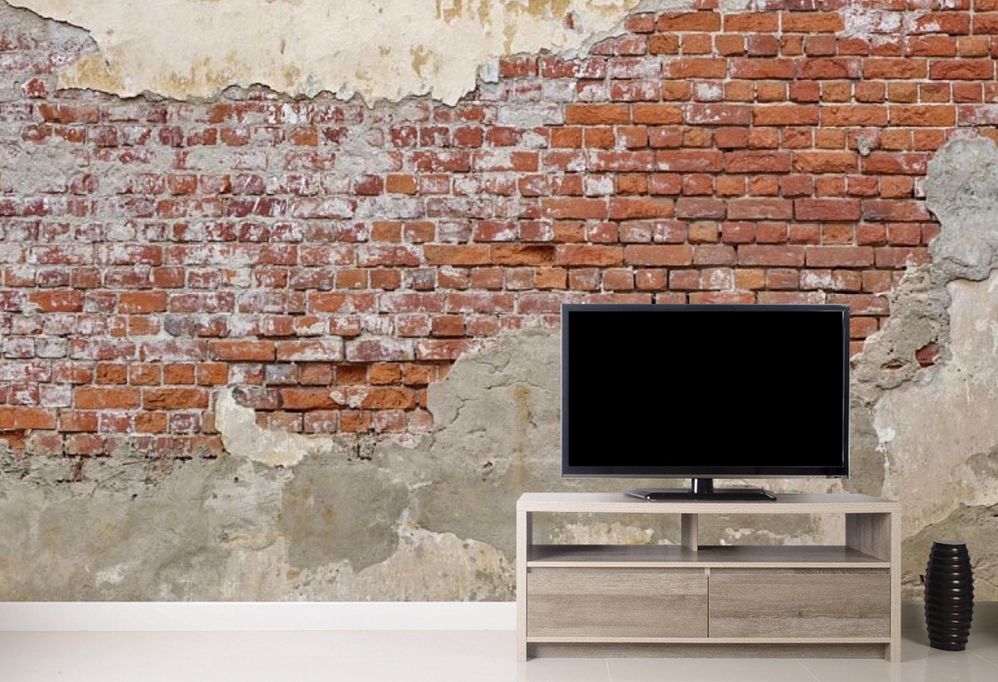 Old brick decal removable wallpaper brick wall Poster decor Etsy