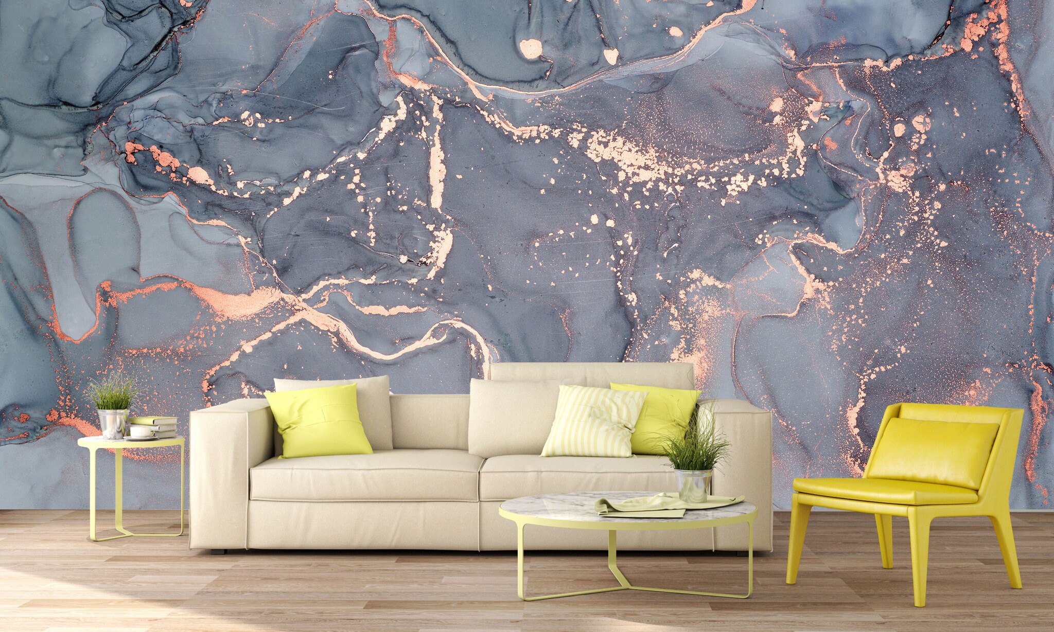 Moderner Marmor Abnehmbare Tapete Marmor Wand Poster Dekor | Etsy