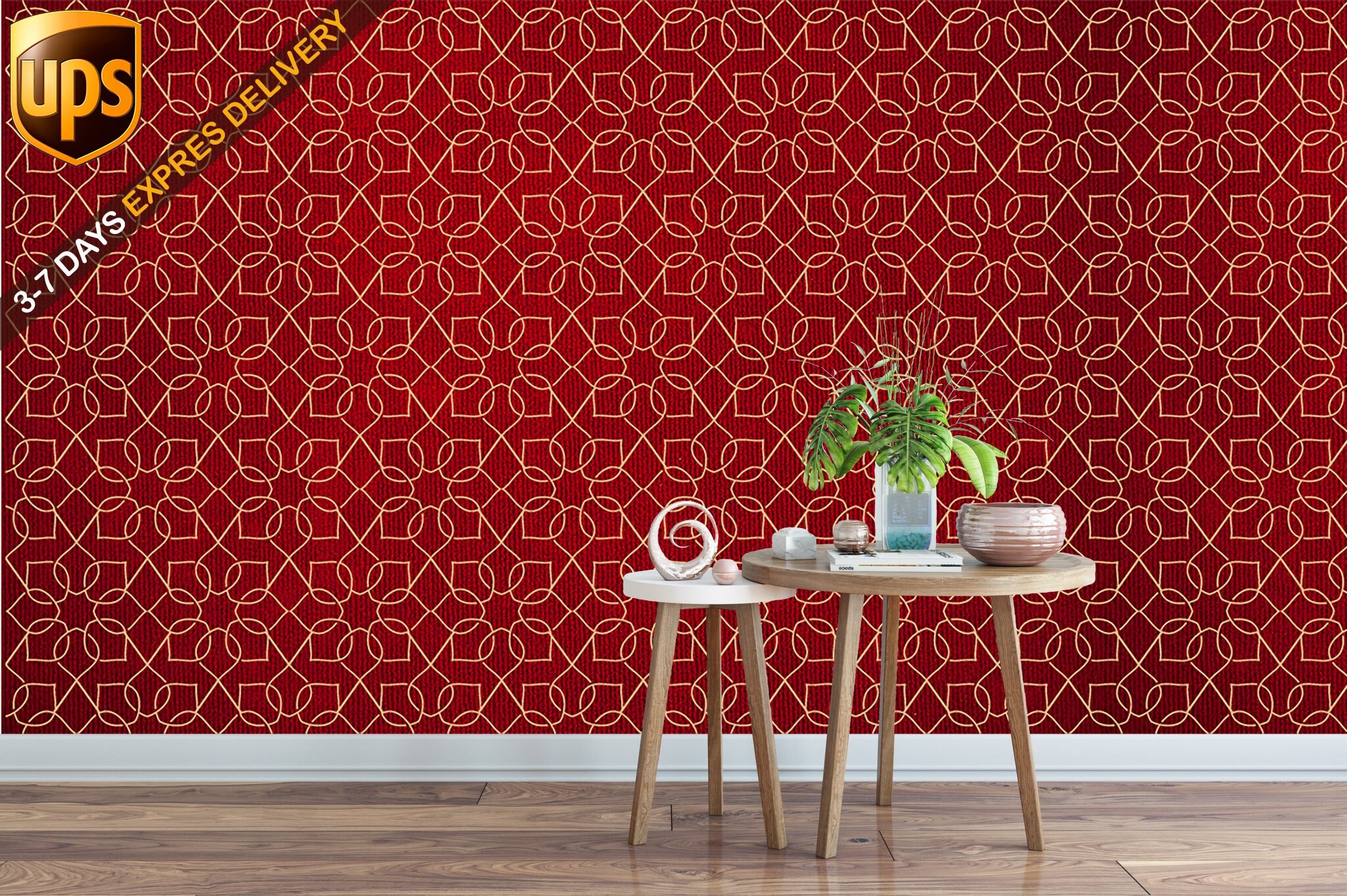 One for All Vintage Wallpaper Peel and Stick Wall Mural Etsy