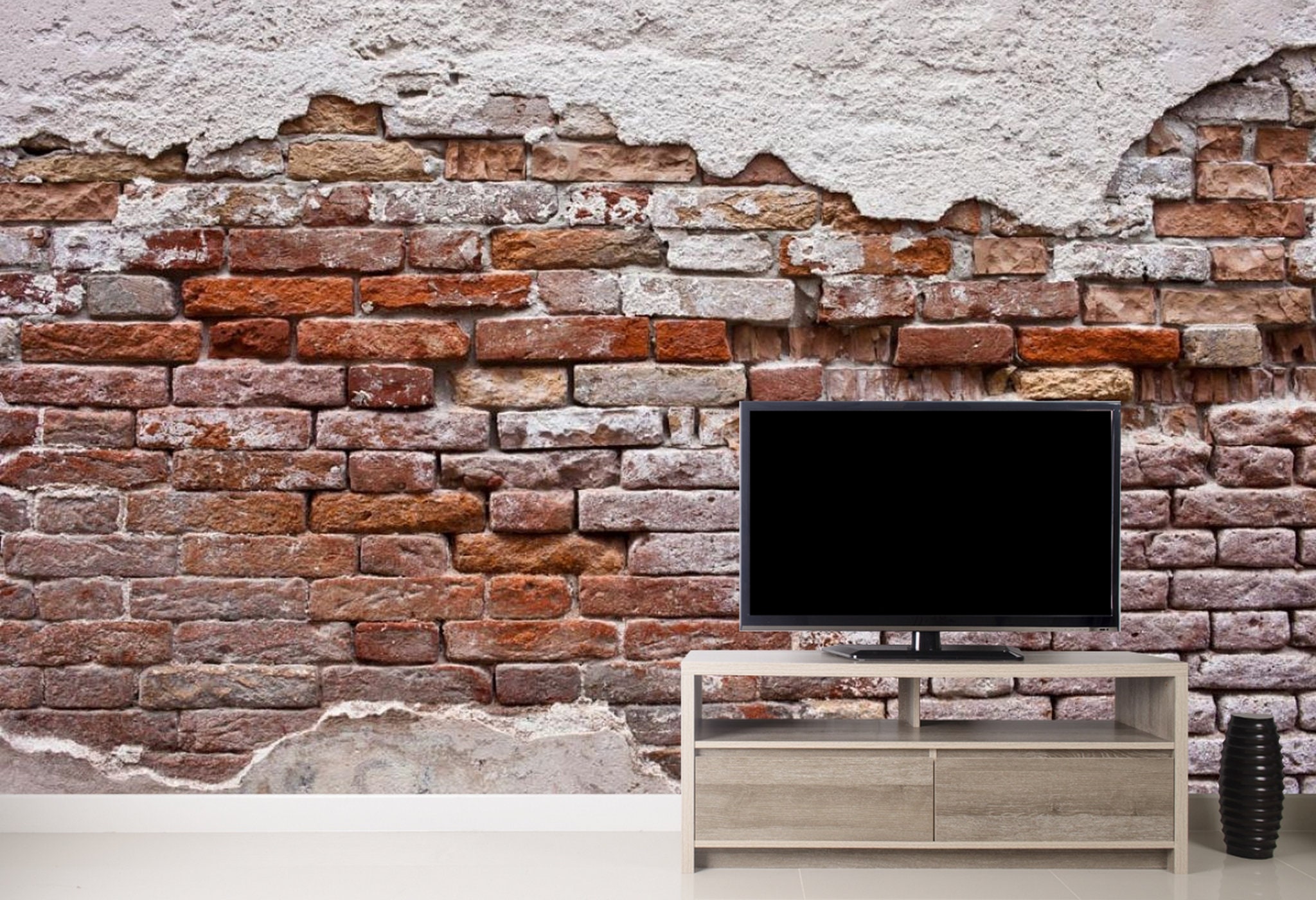 Red Brick Wallpaper Removable Wallpaper Wall Poster Decor Etsy