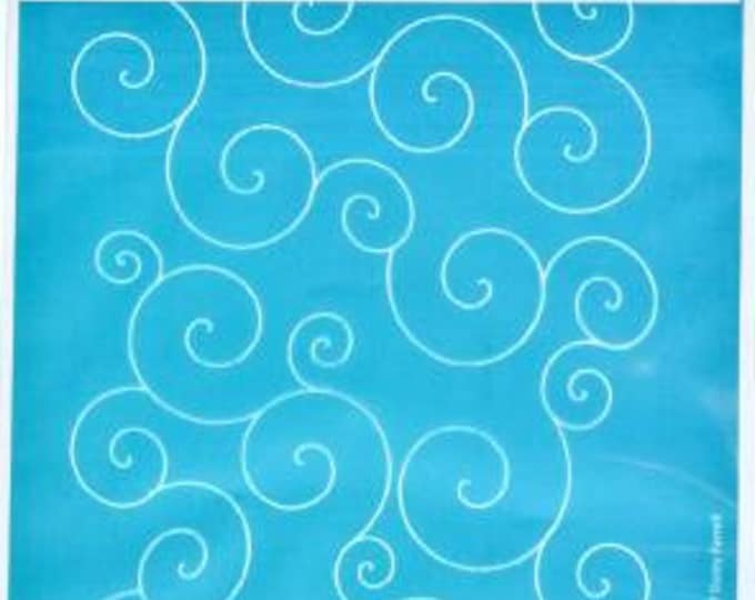 Full Line Stencil, Quilting Stencil, Swirls and Curls, #45001 - Etsy