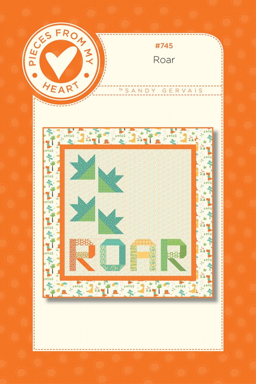 Roar Quilt Pattern by Pieces From My Heart - Etsy