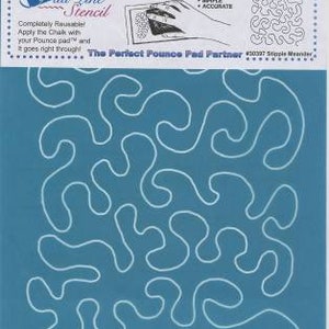 Plantilla de línea completa con punteado y meandro n.° 30397