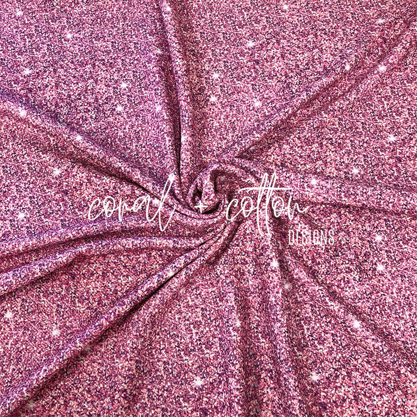 Faux Purple Glitter Bullet Fabric Stretch Knit Yard and 1/2 Etsy