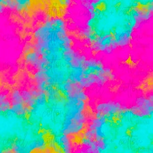 Bright Clouds Seamless Pattern | Digital File | Watercolor | Digital Download Pattern | Digital Pattern Design | JPEG | Fabric Pattern
