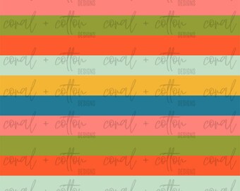 Fall Stripe Naadloos patroon | Digitaal dossier | Digitaal downloadpatroon | Ontwerp van digitale patronen | JPEG | Stofpatroon