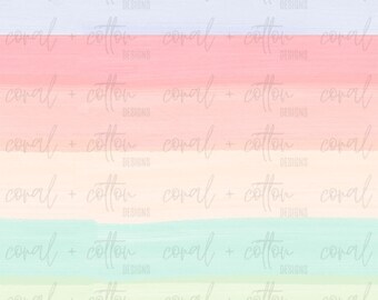 Pastel Stripes Seamless Pattern | Digital File | Digital Download Pattern | Digital Pattern Design | JPEG | Fabric Pattern