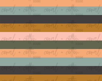 Dark Fall Stripe Naadloos Patroon | Digitaal dossier | Digitaal downloadpatroon | Ontwerp van digitale patronen | JPEG | Stofpatroon