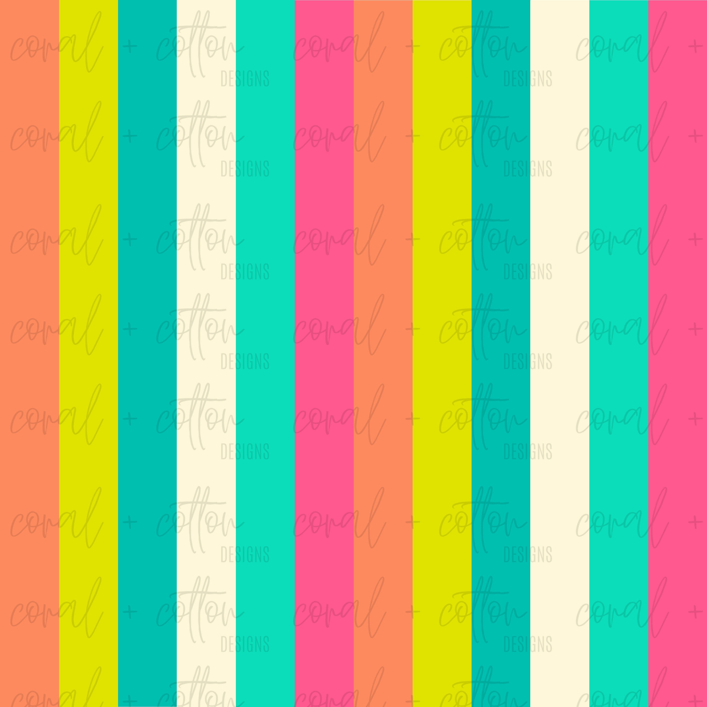 Party Stripe Bright Seamless Pattern | Digital File | Digital Download Pattern | Digital Pattern Design | JPEG | Fabric Pattern