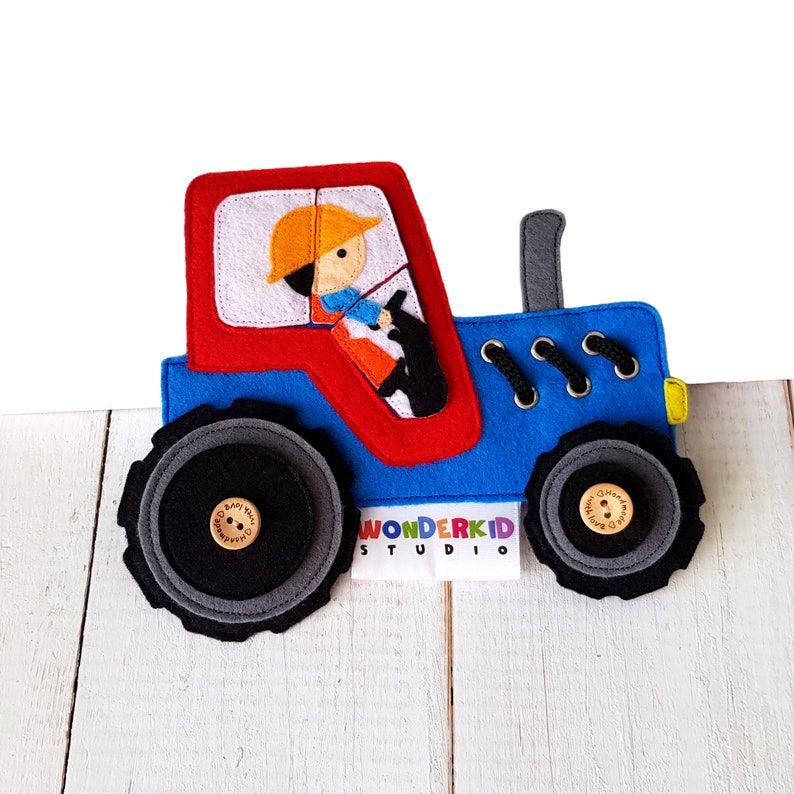 Special TRACTOR Made of Felt Collapsible Toy With Hooks and Etsy
