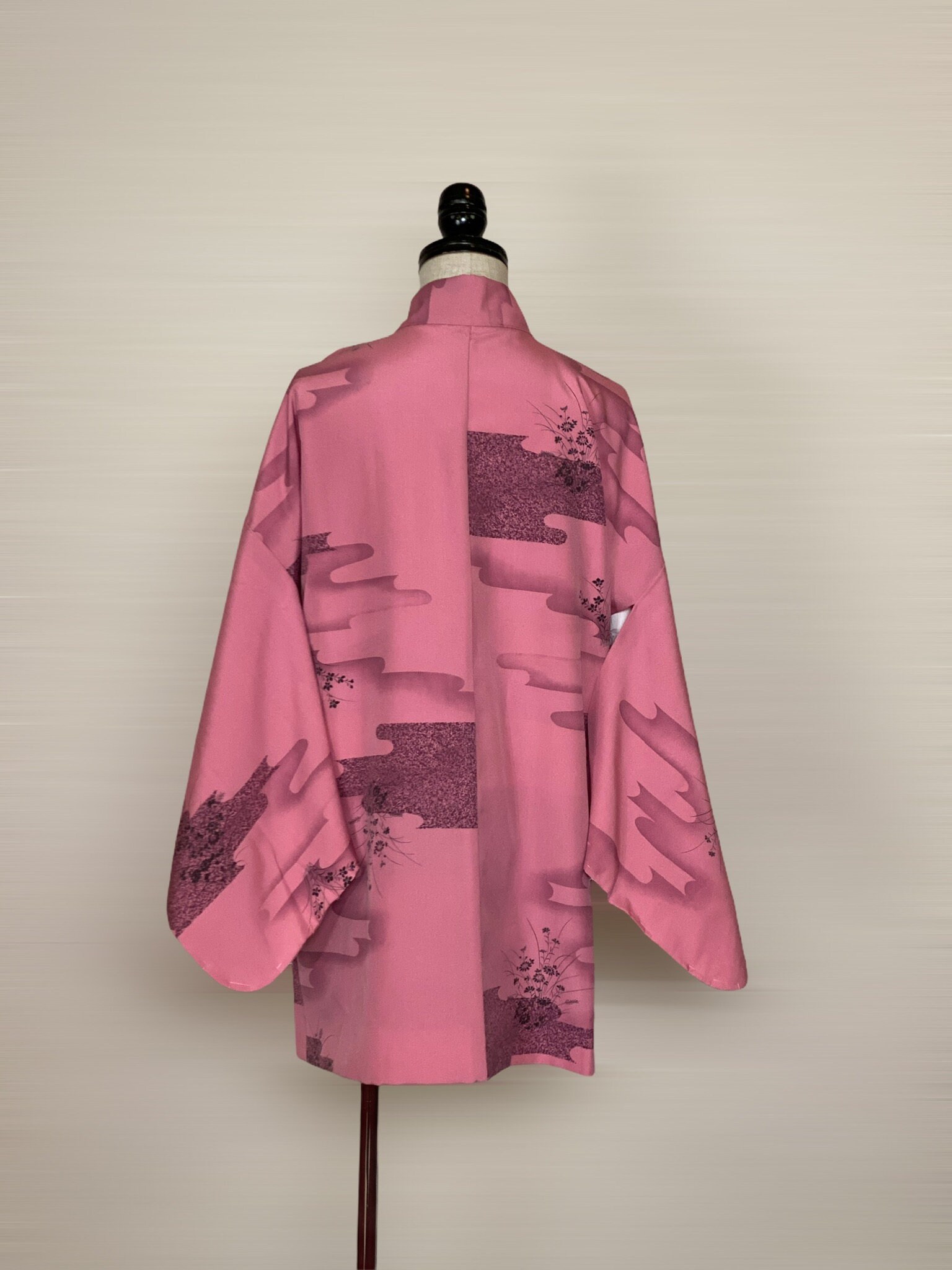 Vintage Japanese Pink Kimono Haori Jacket | Etsy