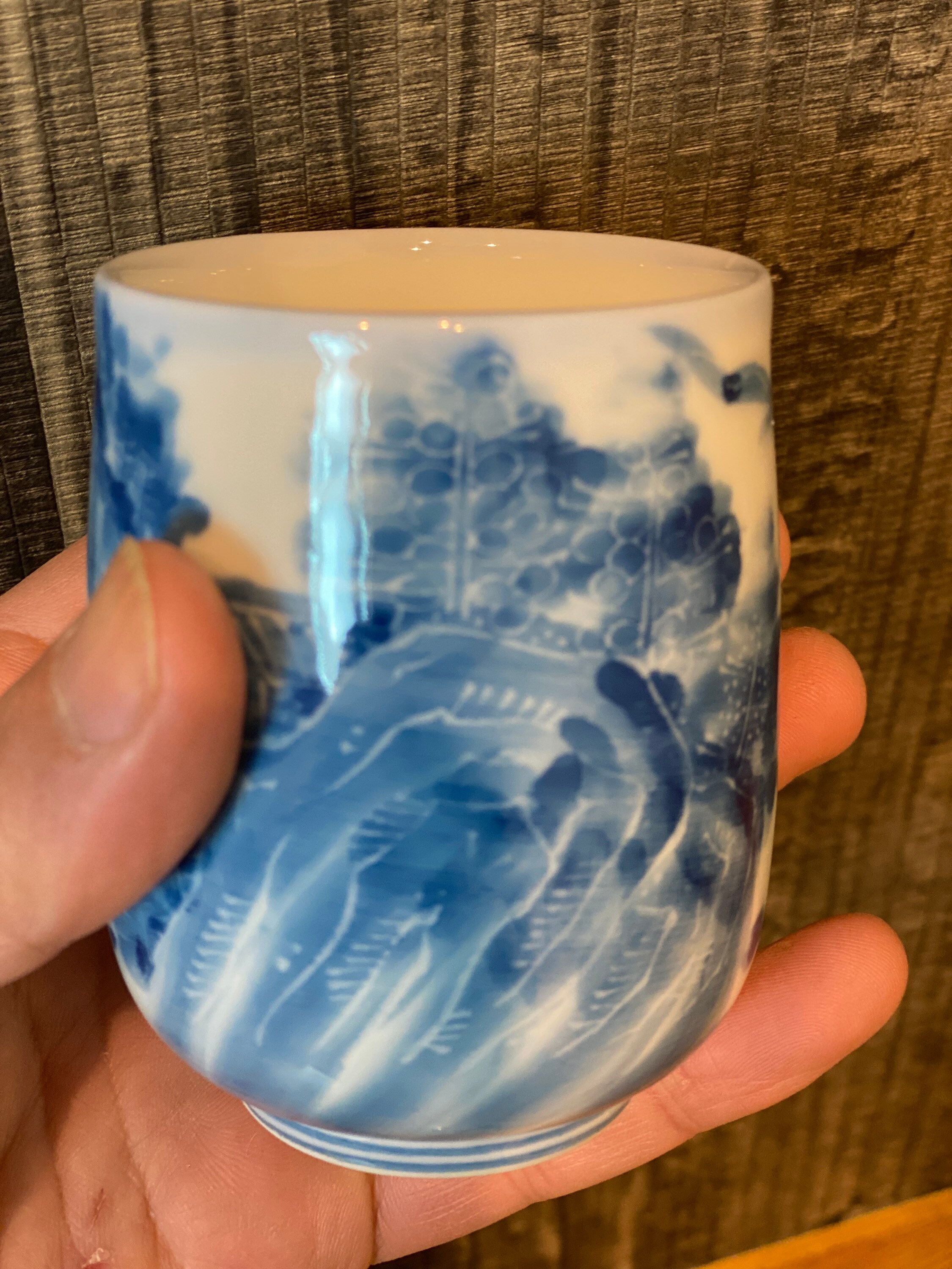 Vintage Japanese Hand Painted Yunomi Tea Cup Made in Japan Etsy