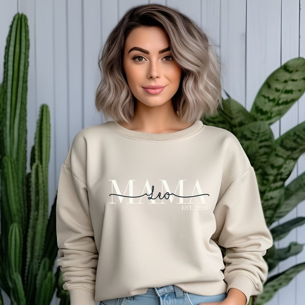 Personalized mom sweater with children's names | Mom Shirt Kids Names | Shirt with children's names for mom, mom, grandma, aunt etc. for Mother's Day