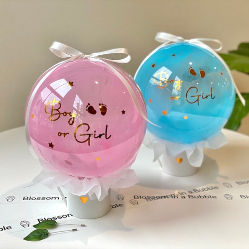 Boy or Girl Gender Reveal Balloon Perfect Indoor Gender Etsy