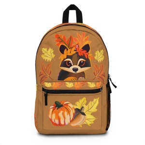 Autumn Raccoon Backpack