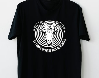 Camiseta la cabra siempre tira al montek