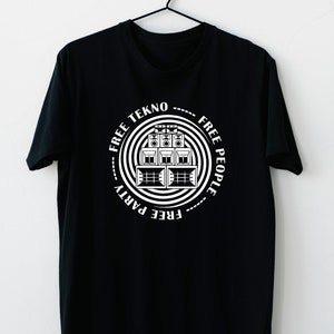 T-shirt free tekno, free party, free people