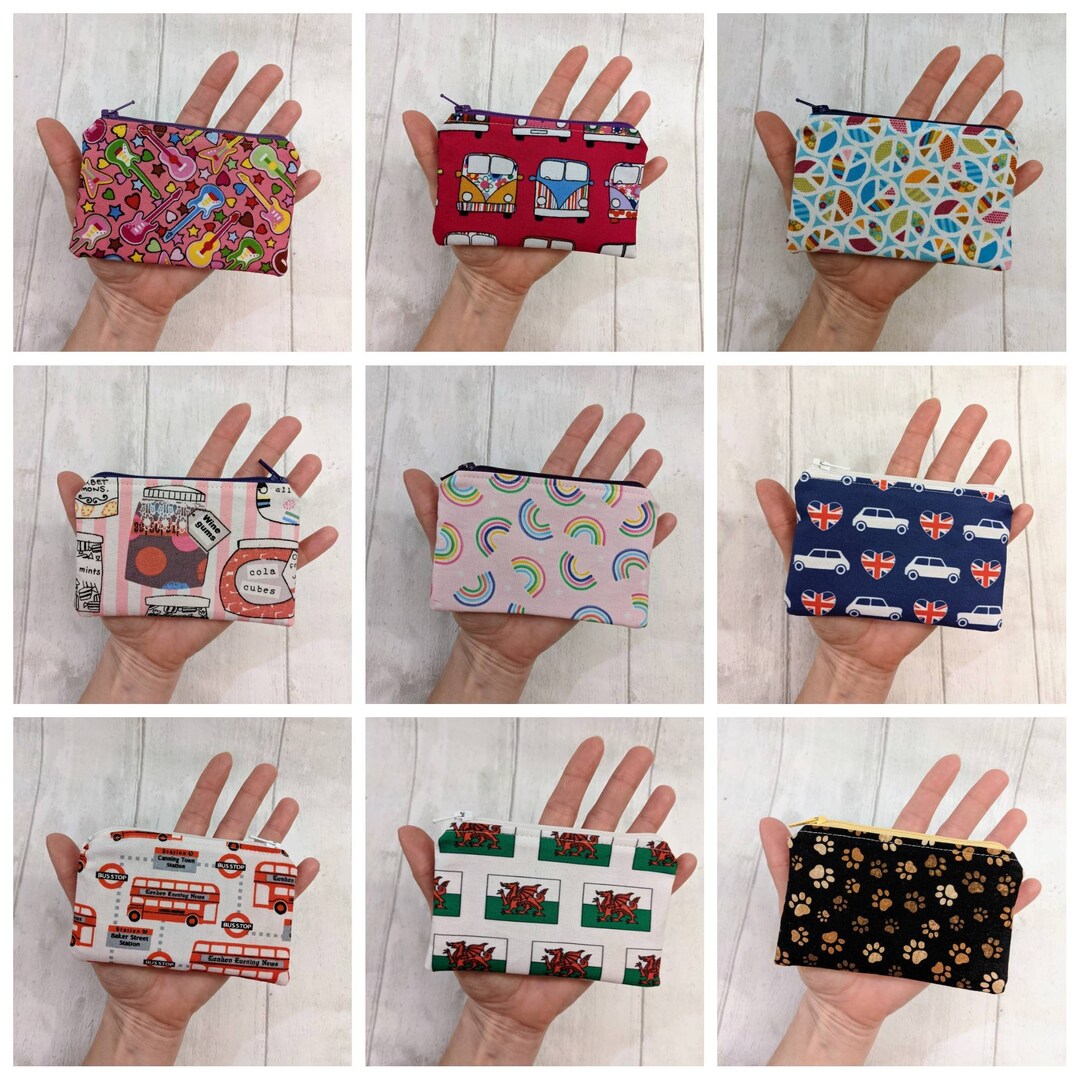 Novelty Coin Purse Change Purse Gift Card Holder Coin Pouch Guitars Paw