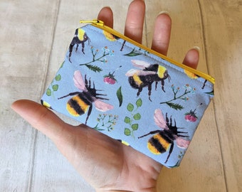Sloth coin purse, bees coin purse, koala coin purse, bee gift, koala gift, Australian gift, sloth gift, change purse, gift card holder