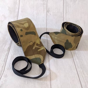 Weightlifting wrist wraps straps camouflage jungle kettlebells donuts support lifting weights image 3