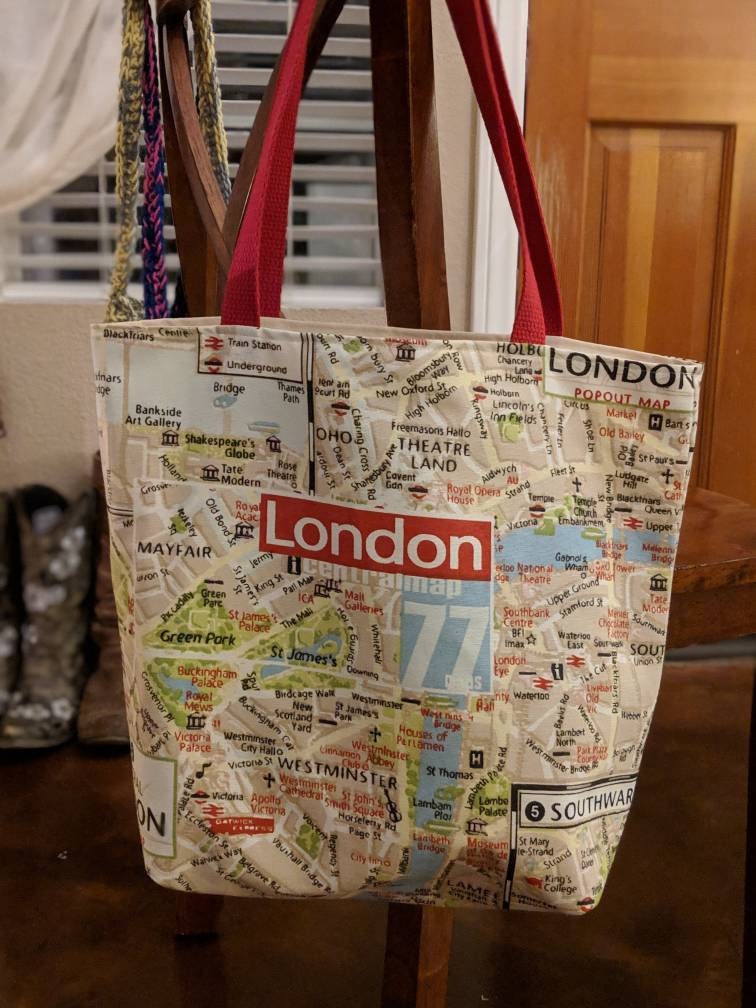 London map tote bag - Etsy 日本