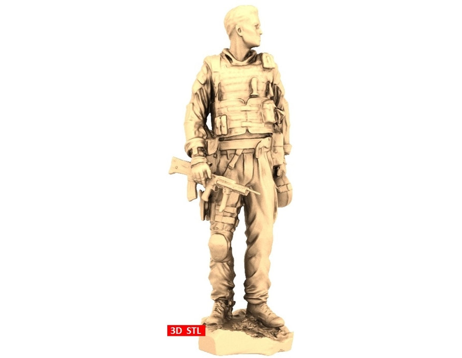 STL file American soldier 3d cnc stl model. STL 3d cnc stl Etsy