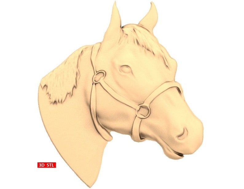 STL file Horse head 3d cnc stl model. 3D stl stl model cnc Etsy