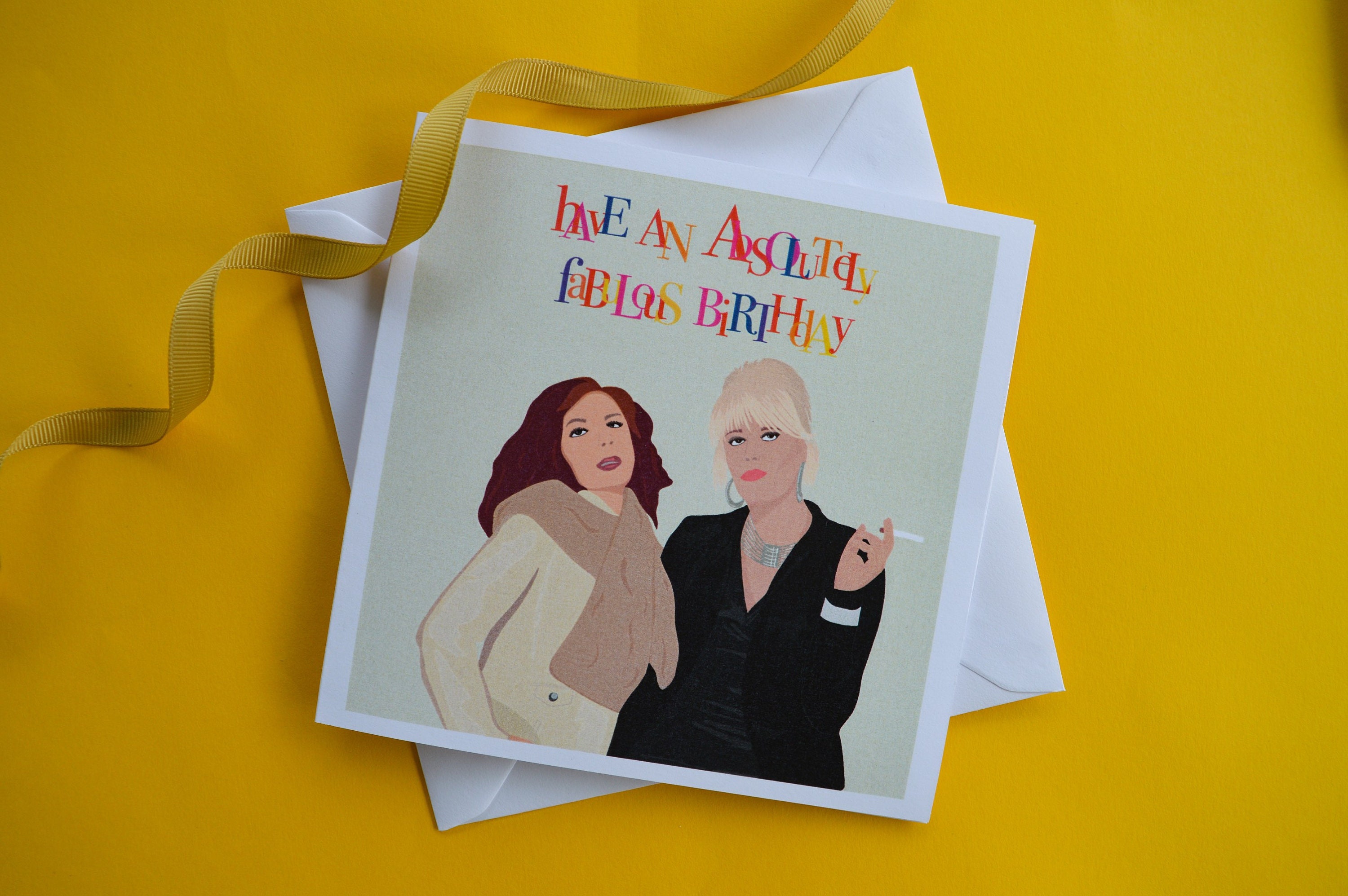 Ab Fab / Absolutely Fabulous / Birthday / Celebrity / Funny | Etsy