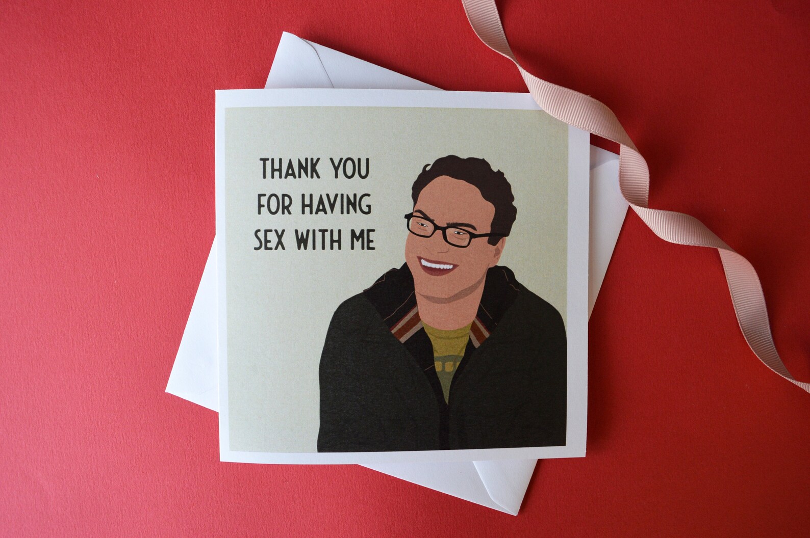 Leonard Thank You For Having Sex With Me The Big Bang Etsy