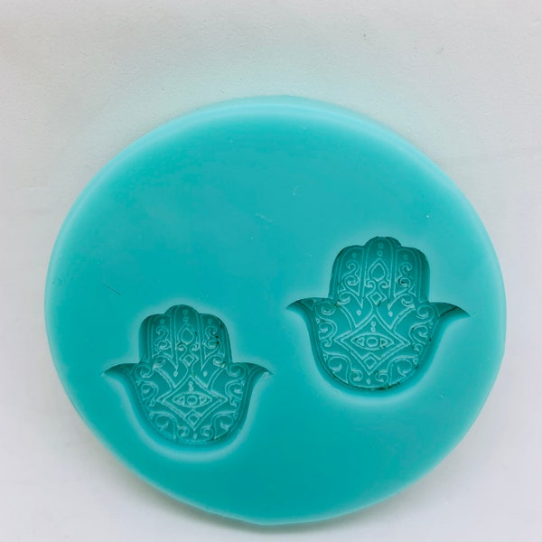 Hamsa/Mandala dangling earrings silicone Mold