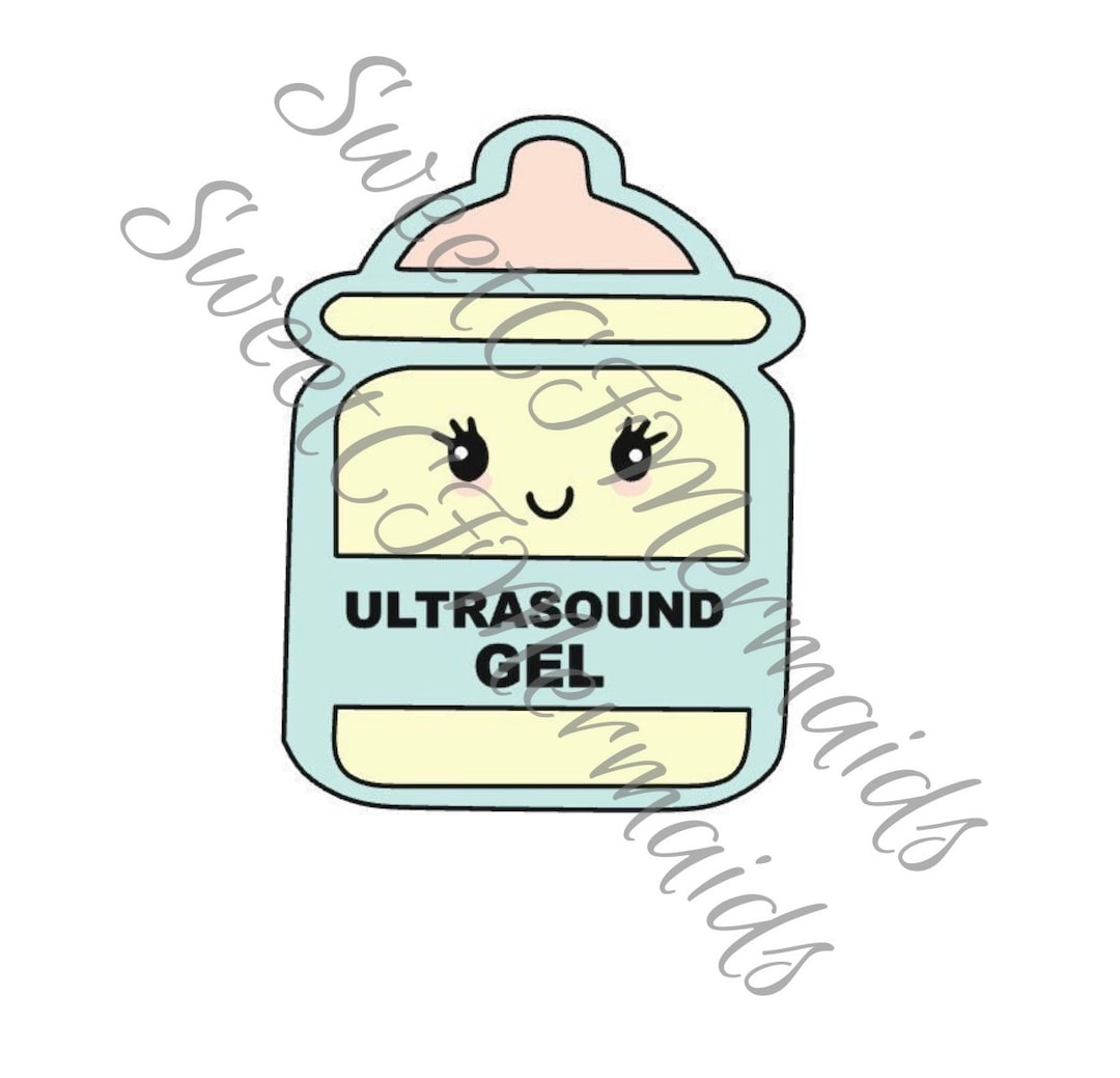 Ultrasound Gel Bottle SVG File/ Cutting File/instant Download